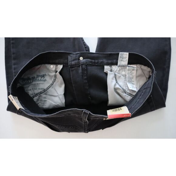 Levi's 511 (045113042) Men's Sz 36x32 Black Slim Stretch Straight Denim Jeans - Picture 4 of 12